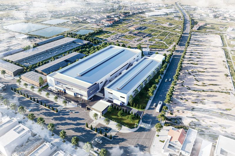 Phối cảnh Nhà máy may Năm Châu
